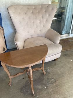 Chair and small table