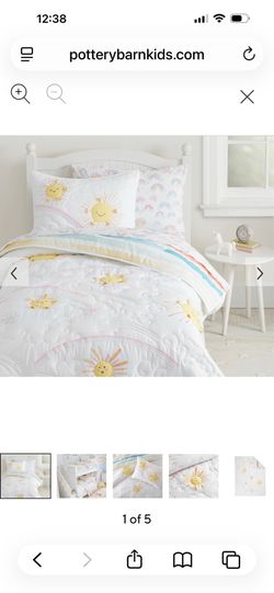 Pottery Barn Kids Quilt and Shams