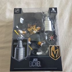 Jack Eichel Stanley Cup Vegas Golden Knights NHL 7" Figure McFarlane RARE! Mint!