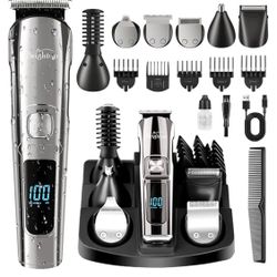 Super Washable Multi Grooming Kit Hair Trimmer Beard Trimmer Electric Razor & Shaver Cordless Hair Clippers Trimmer Set 
