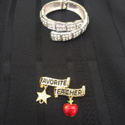 BROOCH  AND BRACELET 