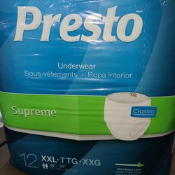 PRESTO XXL ADULT PULL UP DIAPERS
