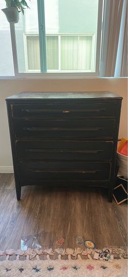 Black dresser