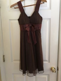 Dress brown size large