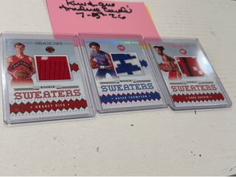 2023-24 Panini NBA Hoops Rookie Sweaters RC Relic Lot Ausar Thompson Gradey Dick Bufkin