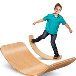 MOVING ! Montessori Wooden Balance Board
