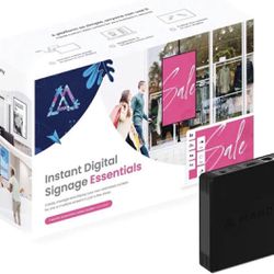 Mandoe Essentials DIY Instant Digital Signage Media Player Creation Software, COM3015, Brand NEW