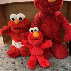 ELMO DOLLS  ( 3 ) 