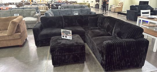 Furry like corduroy couch new in box