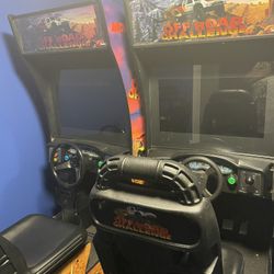 2 Race Car Arcade Video Machine