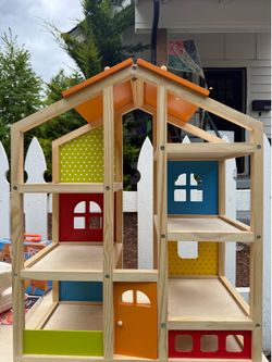 Wooden doll house