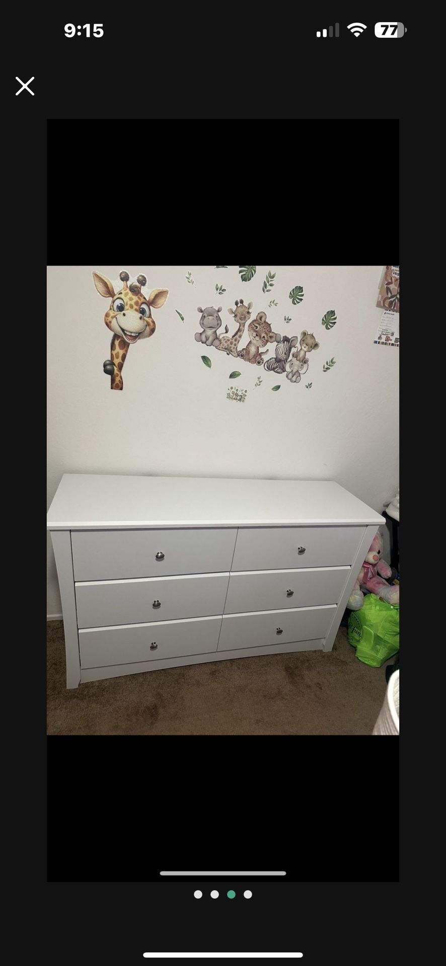 Baby White Changing Table 