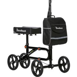 BLESSREACH KNEE WALKER DESIGNED TO ALLOW THE USER TO AMBULATE WITH OUT  PUTTING WEIGHT ON A FOOT  OR ANGLE 