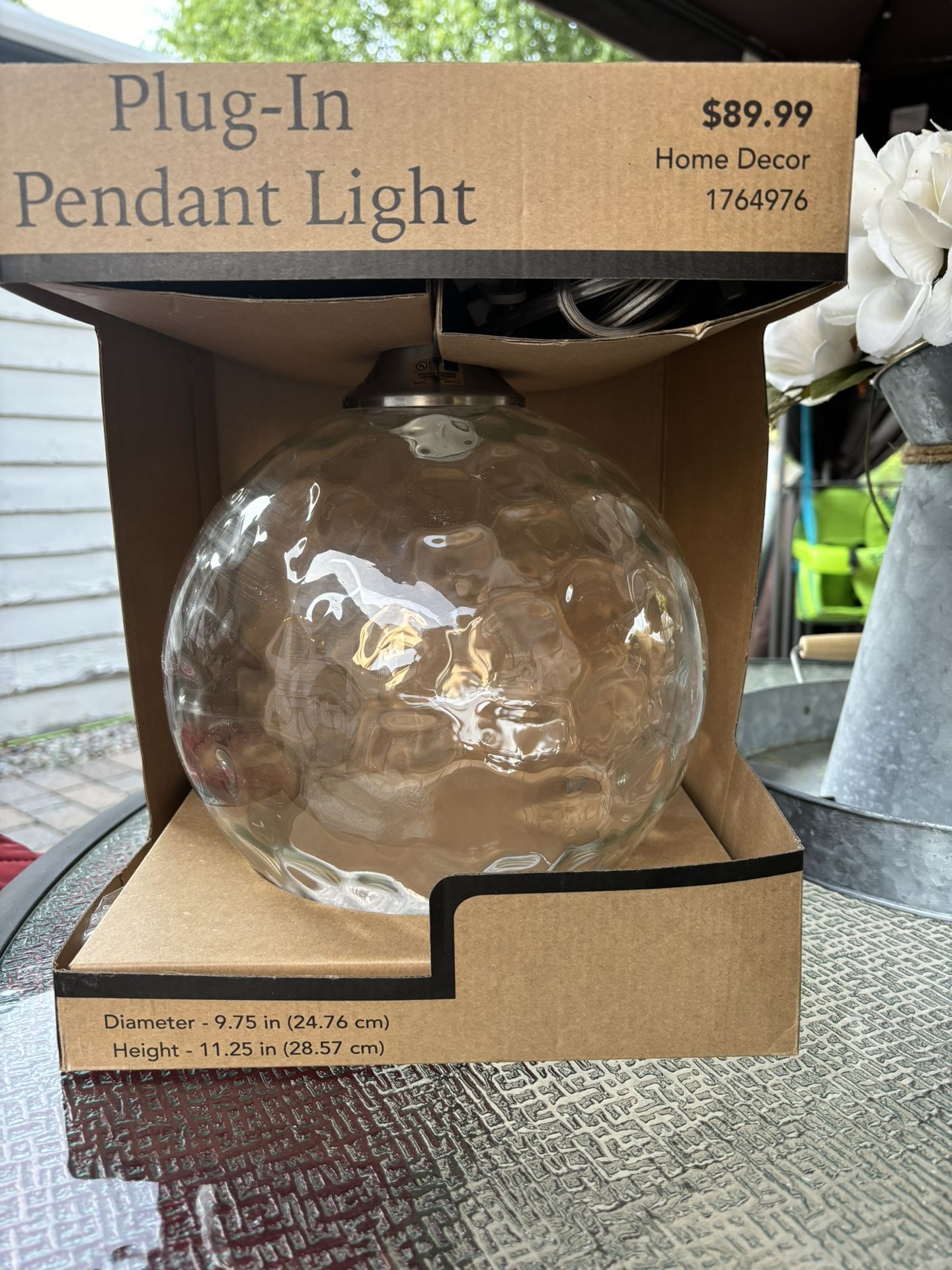 Plug In Pendant Light - Unopened