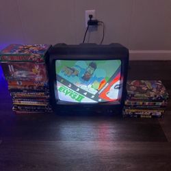 CRT DVD Tv With DVD bundle 