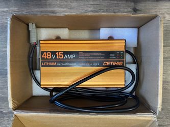 CETIHIO 48V 15 Amp Lithium Golf Cart Charger