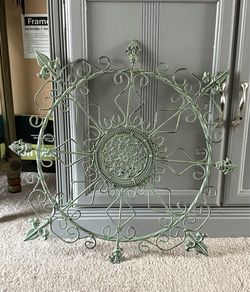 Beautiful Green Metal Wall Art