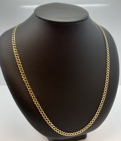 14K Gold Cuban Chain.