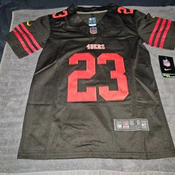 49ers Mens McCaffrey Black Jerseys $50ea Firm S M L Xl 2x 3x