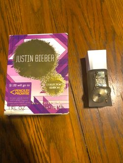 Justin Bieber collectable perfumes