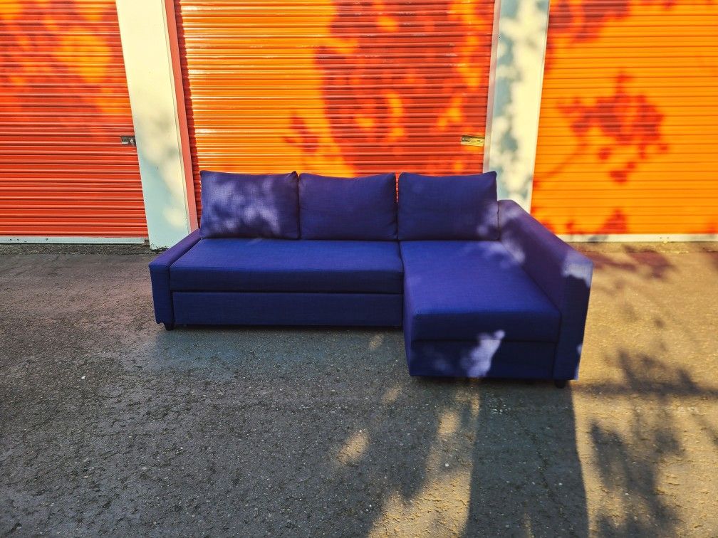 Blue Sectional Couch - Free Delivery