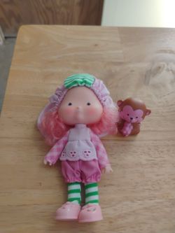 Raspberry Muffin Doll And Rhubarb Monkey Used