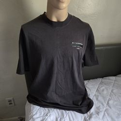 All Saints Redact Oversized Logo T-shirt Size L 
