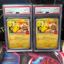 McDonald’s Pikachu Psa 10   020/M-P.  Sequential 