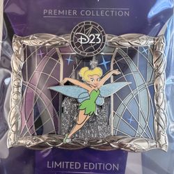 D23 THE ULTIMATE DISNEY FAN EVENT PREMIER COLLECTION PIN TINKER BELL LE 1000