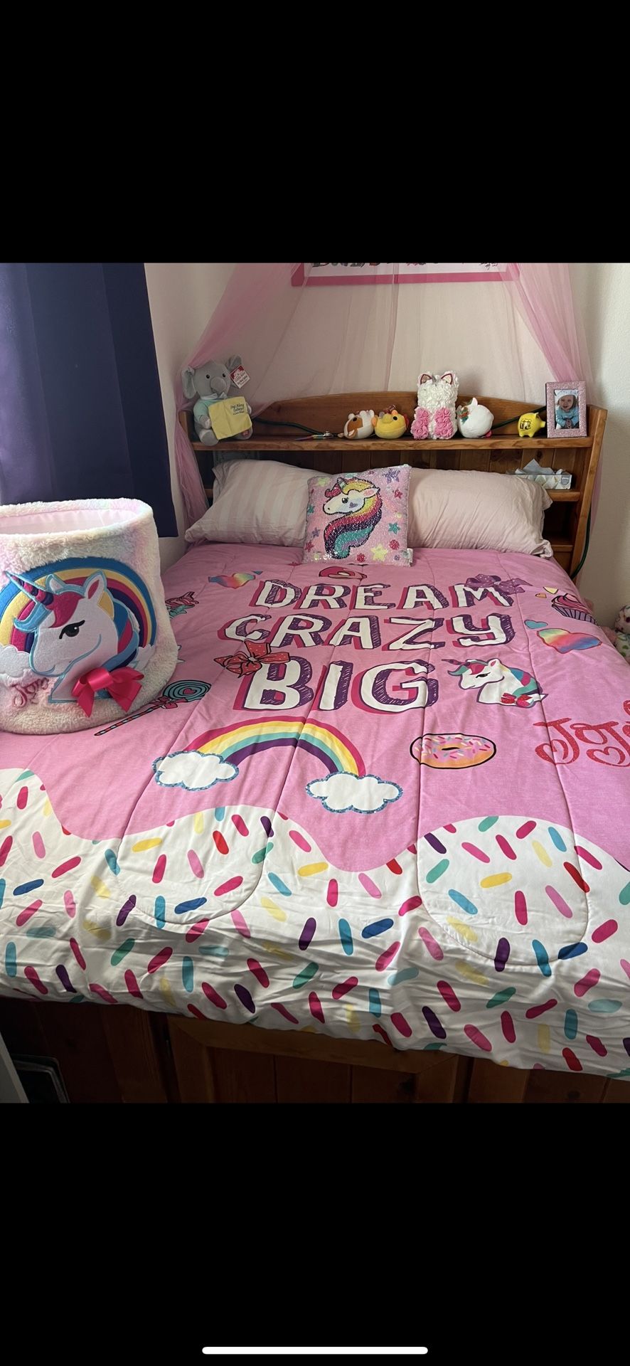 Jojo Siwa bed Set And Laundry Basket