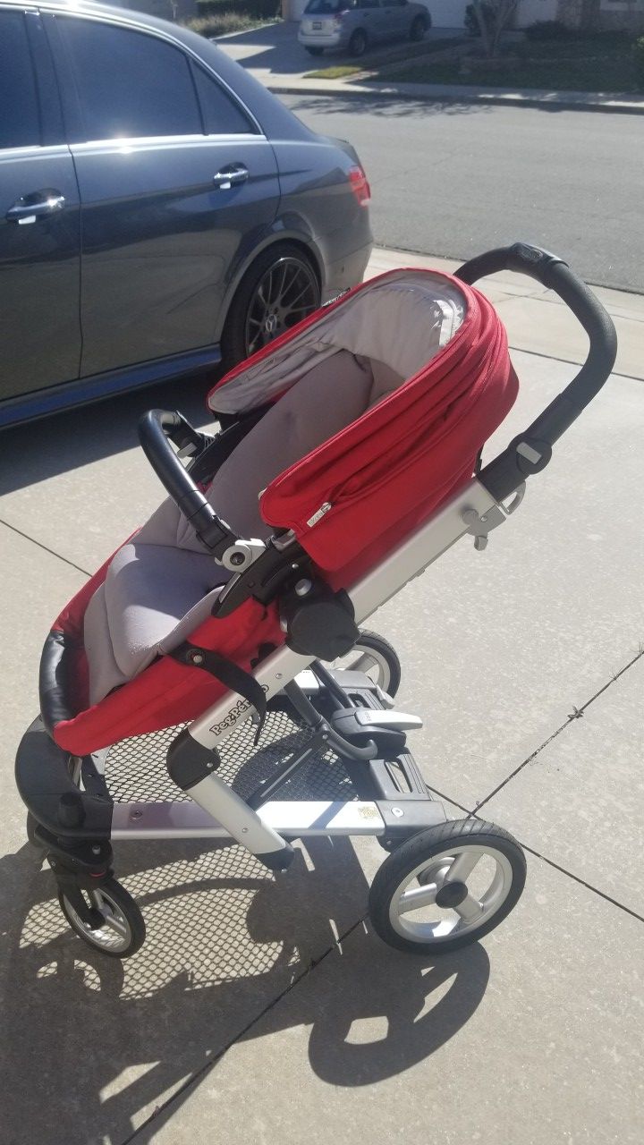 Peg perego Skate stroller and bassinet in