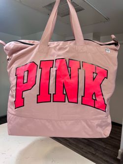 Pink tote bag pink
