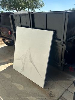 Quartz island countertop piece