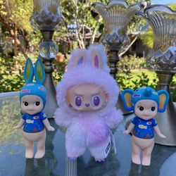 【Authentic】Sonny Angel Ocean Rabbit Elephant with Labubu Limited Edition