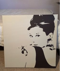 Audrey Hepburn canvus Art
