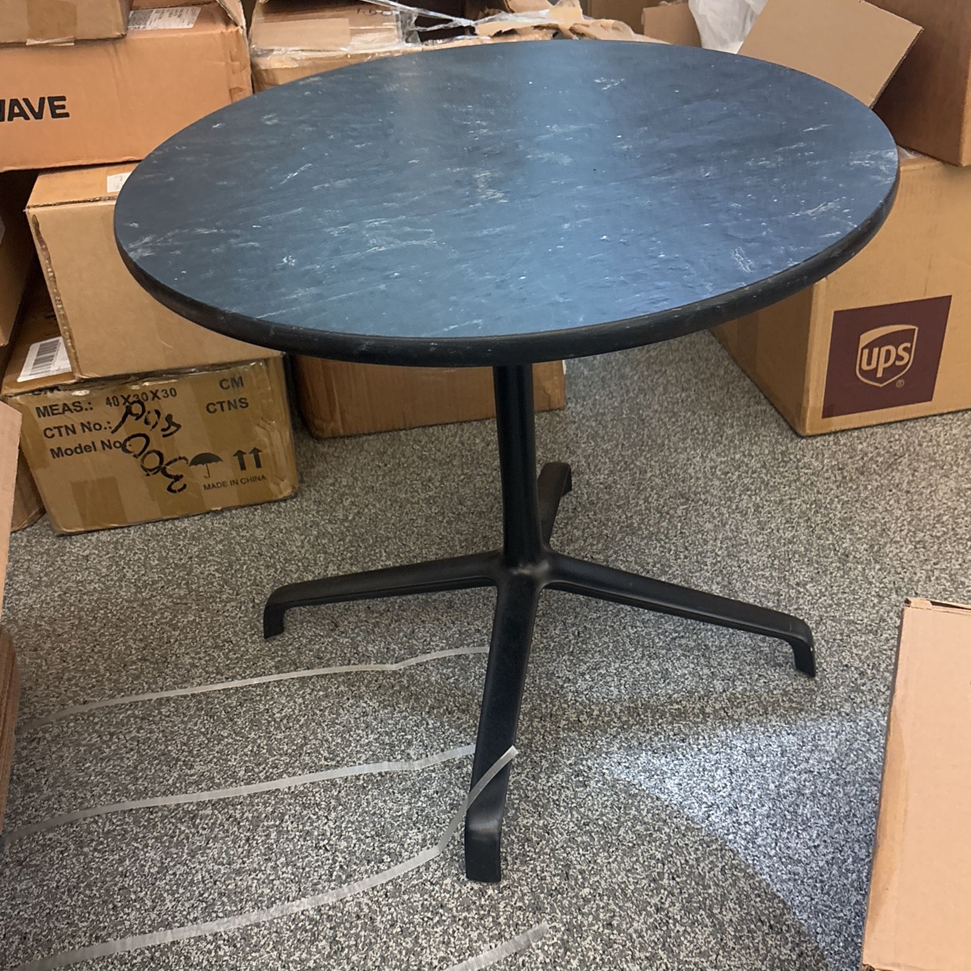 Large stone & wood low table - Furniture - Collection - Eric Bienaime Stone Table 