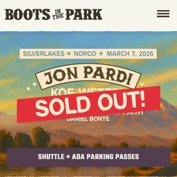 2 VIP boots in the park tickets