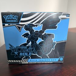 Pokemon TCG: Scarlet & Violet - BLACK BOLT ETB - FACTORY SEALED