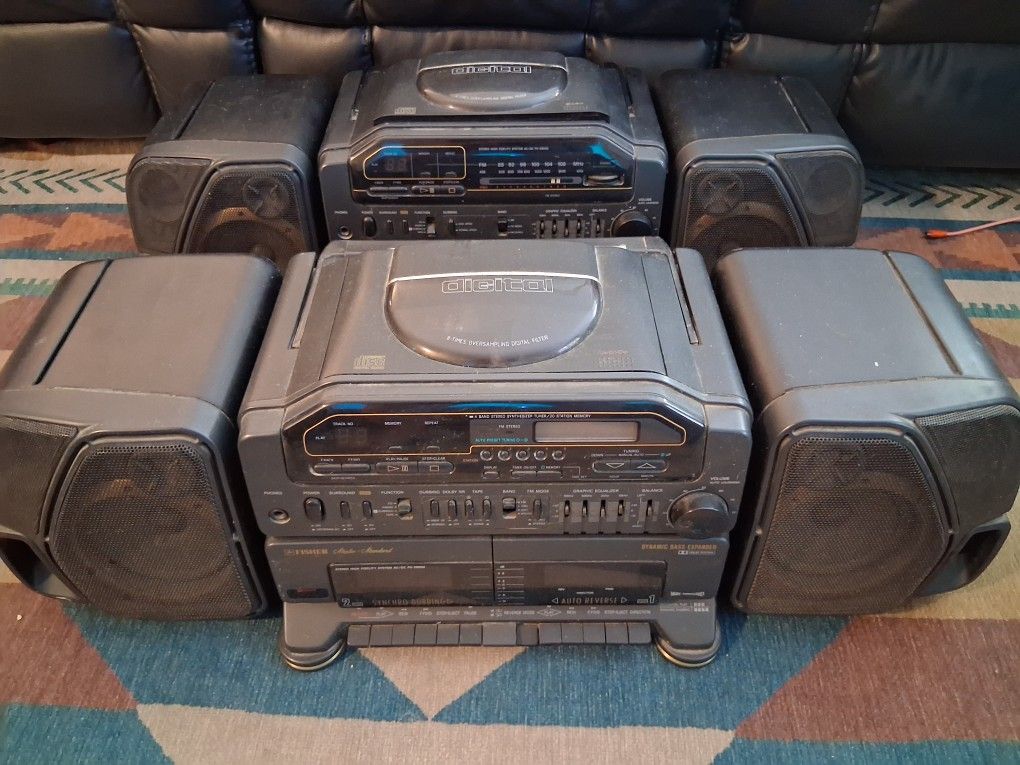 Fisher Boom Boxes