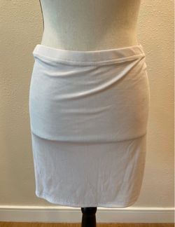 SHEIN White Bodycon Mini Skirt