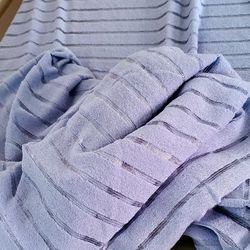 NEW FABRIC- Soft Light Weight Baby Blue Fabric 6 Yards, 48" Wide