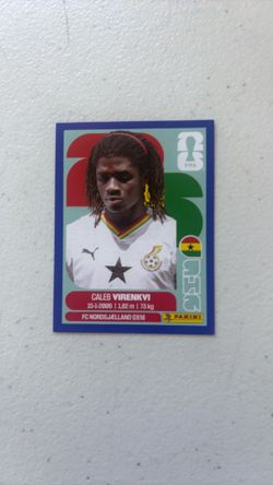 CALEB VIRENKVI/GHANA/ WORLD CUP. 2026 blue outline