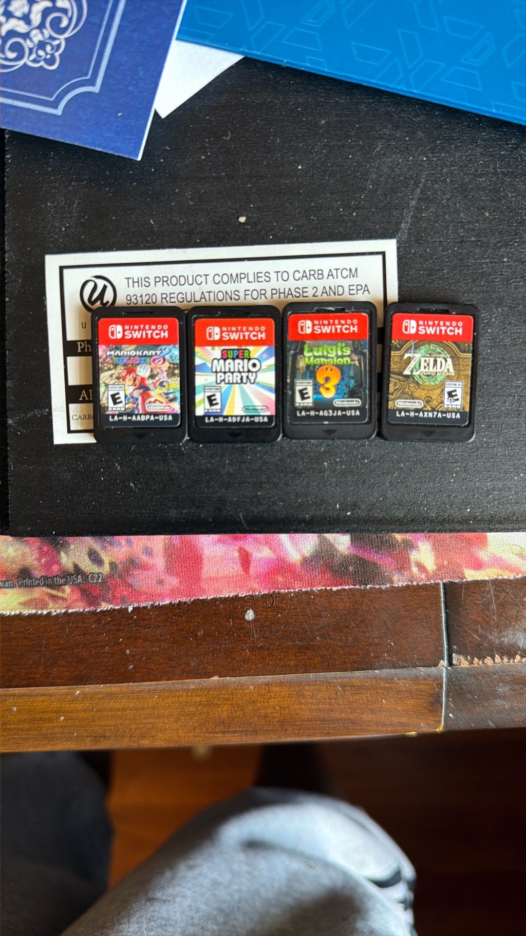 Switch Game Bundle - Zelda, Mario Kart, TOTK, Mario party