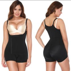 Booty Boosting Bodysuit With Side Zipper (M, L,XL)