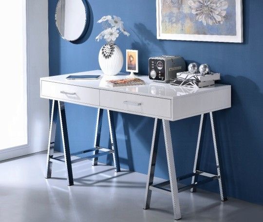 Brand New White Modern Style Office Desk