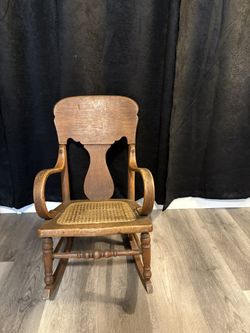 Vintage Kids 100% Wood Rocking Chair