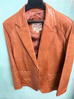 Remy Leather Fashions Blazer Jacket Size Small