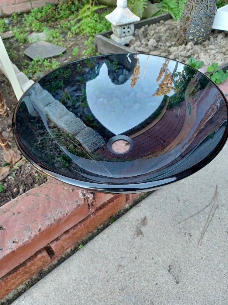 Glass Bathroom Sink New Elegant