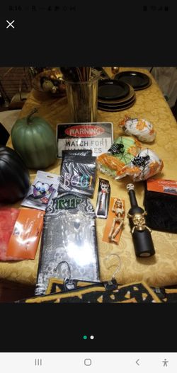New Halloween Decor Or Party Items