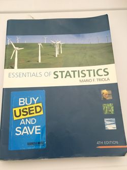 Essentials of Statistics 4th ED